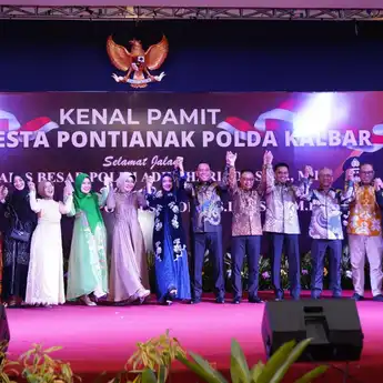 Wali Kota Pontianak Apresiasi Dedikasi Kombes Pol Adhe Hariadi, Sambut Kapolresta Baru Kombes Pol Suyono