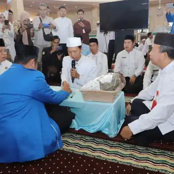 Sambut Hari Jadi ke-75, Pemprov & Kemenag Kalsel Gelar Nikah Massal di Masjid Sabilal Muhtadin Banjarmasin