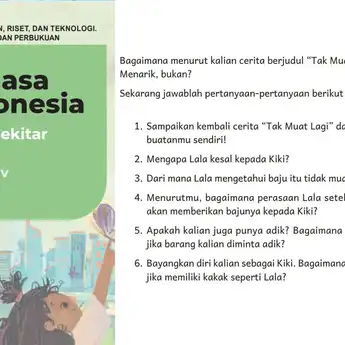 Kunci Jawaban Bahasa Indonesia Kelas 4 Halaman 6 Kurikulum Merdeka 2025