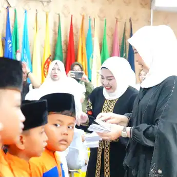 Tahun Baru Islam, BKOW Sumsel Santuni Anak Yatim dan Serukan Empati Sosial