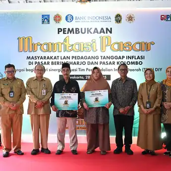 MRANTASI Pasar Dorong Pemahaman Peran Pedagang terhadap Pengendalian Inflasi di DIY