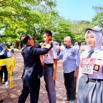 Sekda Gowa Resmi Buka Pelatihan Paskibraka 2025, 70 Siswa Siap Kibarkan Merah Putih