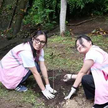 Srikandi PLN UP3 Luwuk Tanam Pohon di Sekitar Air Terjun Hanga-Hanga sebagai Wujud Nyata Kepedulian Lingkungan