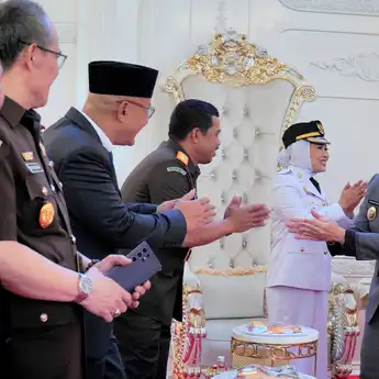 Aliyah Mustika Hadiri Pelantikan Wali Kota dan Wakil Wali Kota Palopo 2025–2030