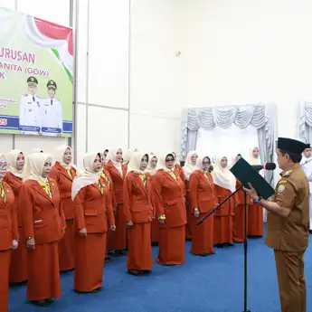 Lantik Pengurus GOW Kota Pontianak Periode 2025-2030, Bahasan: Minta GOW Aktif Sosialisasi Program Pemerintah