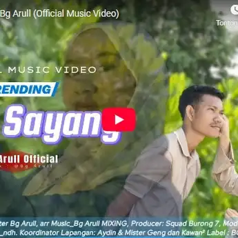 Lirik Lagu O Hai Sayang - Bg Arull, Viral di TikTok