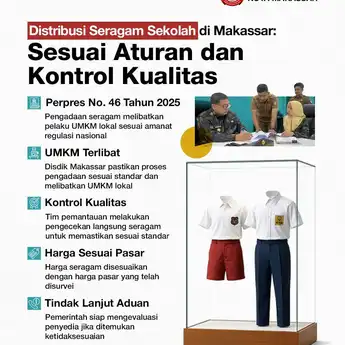 Program Seragam Gratis Siswa Baru di Makassar Dapat Apresiasi, PGRI Sulsel: Bentuk Nyata Komitmen Pemerataan Pendidikan