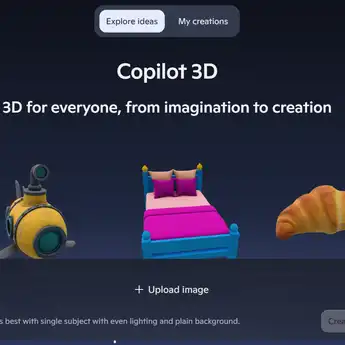 Microsoft Rilis Copilot 3D: Ubah Gambar 2D Menjadi Gambar 3D Secara Instan