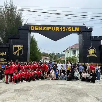 Perkuat Sinergitas, BRI Cabang Poso dan Denzipur 15/SLM Gelar Olahraga Bersama