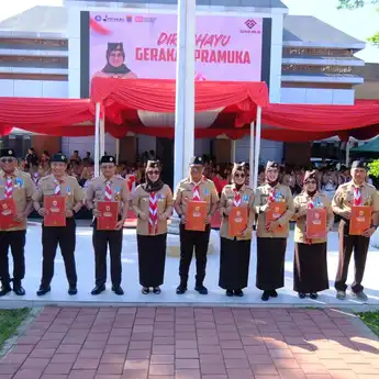 Hari Pramuka ke-64 di Gowa, Bupati Tekankan Peran Pramuka dalam Pembangunan Daerah