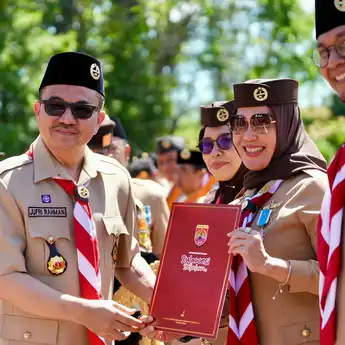 Peringatan Hari Pramuka, Jufri Rahman Tekankan Pentingnya Pola Mengasah, Mengasih, dan Mengasuh