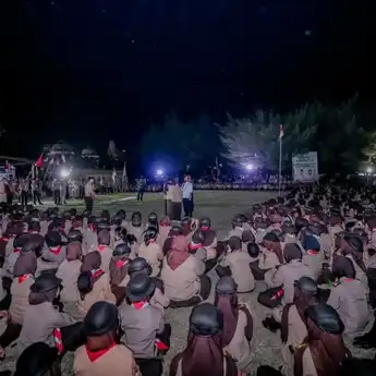 Ribuan Pramuka Antusias Ikuti Pesan Inspiratif Gubernur Sulsel