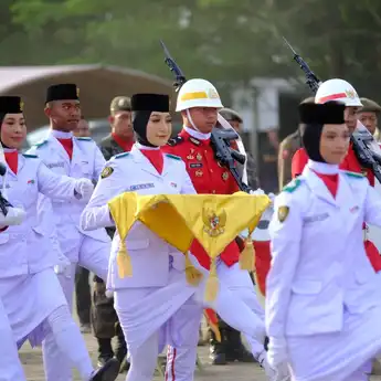 Bupati Gowa Apresiasi Pelaksana Upacara Penurunan Bendera HUT ke-80 RI