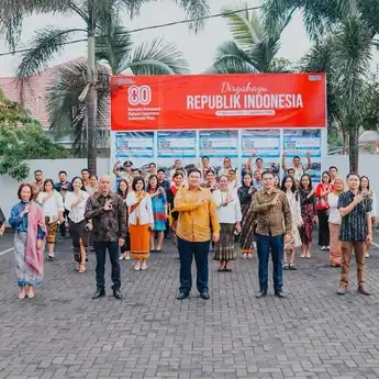 BRI Cabang Tobelo Gelar Upacara HUT RI ke-80, di Pimpin Irup Matthew Spencer