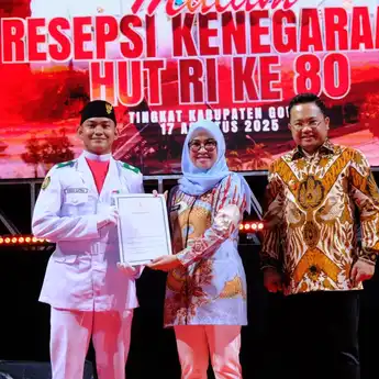Malam Resepsi Kenegaraan HUT ke-80 RI di Gowa Berlangsung Meriah
