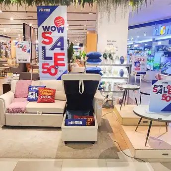 Early WOW Sale INFORMA, Diskon Furnitur Hingga 70% Selama 7 Hari
