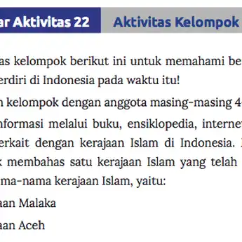 Kunci Jawaban IPS Kelas 8 Halaman 135, Kerajaan Islam di Indonesia