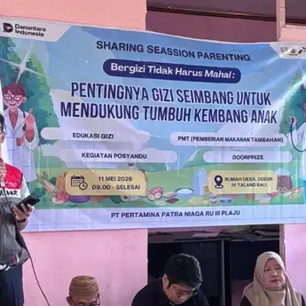 Pertamina Patra Niaga Kilang Plaju Edukasi Gizi Ibu dan Balita di Sungai Rebo, Dukung Generasi Sehat Sejak Dini