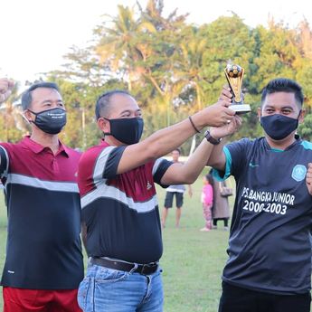 Kenang Tokoh Sepak Bola Asal Bangka, Pemkab Gelar Laga Amal