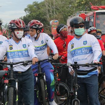 Gubernur Resmikan Kegiatan Car Free Day di Bhay Park