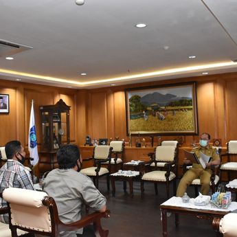 Gubernur Erzaldi Terima Kunjungan Kelompok Tani Bangka Tengah