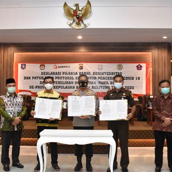 Paslon Pilkada 2020 Sepakat Kampanye Damai Sesuai Protokol Kesehatan