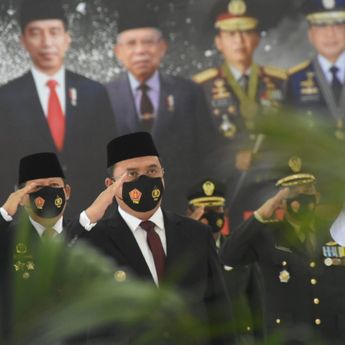 Gubernur Dan Forkopimda Babel Ikuti Upacara HUT TNI di Makorem 045 Garuda Jaya