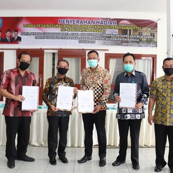 Pemkab Bangka Terima Hibah Kotak dan Bilik Suara dari KPU Bangka