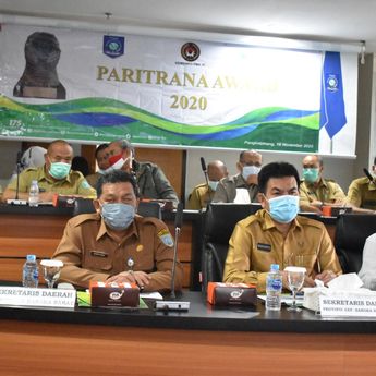 Pemprov Babel Ikuti Sosialisasi Penilaian Paritrana Award 2020