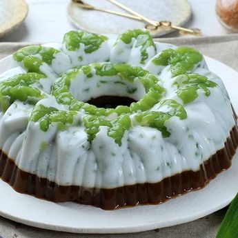 Cara Membuat Puding Santan Cendol Cokelat Untuk Dessert Makan Siang