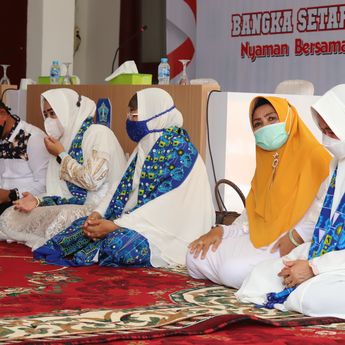 Pererat Silahturahmi, Pemkab Bangka dan  BMKT Gelar Yasinan dan Doa Bersama