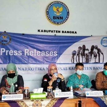 Gelar Press Realese, BNN Bangka Ungkap Penangkapan 3 Pelaku Kasus Narkoba