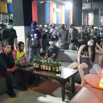 Tim Gabungan Gelar Razia Tempat Hiburan Malam di Kota Pangkalpinang