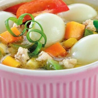 Cocok Disantap Saat Kurang Fit, Berikut Resep Sup Jagung Telur Puyuh
