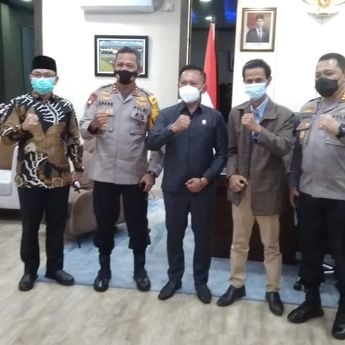 Pererat Silahturahmi, Ketua dan Pimpinan DPRD Babel Kunjungi Kapolda