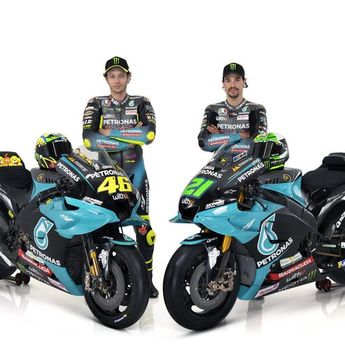 Rossi dan Morbidelli Pamer Livery Baru Untuk Tim Petronas Yamaha SRT  