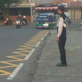 Ternyata Ini Makna Marka Garis Zig-zag Kuning di Pinggir Jalan  