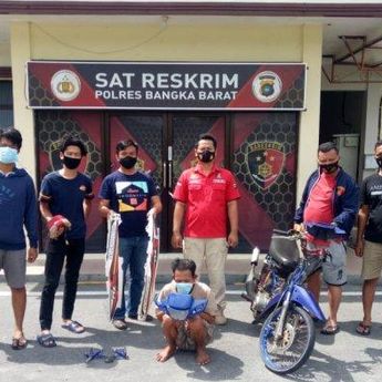 Ungkap Kasus Curanmor, Satreskrim Polres Bangka Barat Amankan Seorang Pria