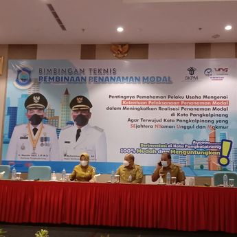 Sekda Pangkalpinang Hadiri Bimtek Peirizinan Berusaha dan Penanaman Modal