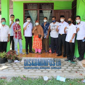 Prihatin Atas Musibah Yang terjadi, Bupati Dan Wabup Bangka Tengah Kunjungi Korban Kebakaran