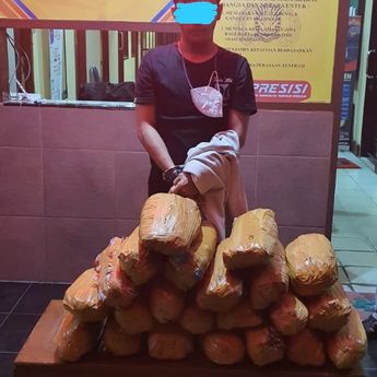 Bawa Ganja 30 Kilogram, Pemuda Pahlawan 12 Diciduk Tim Direktorat Narkoba Polda Babel
