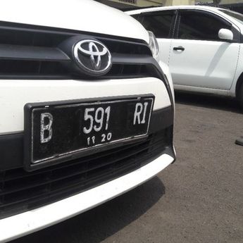 Menggunakan Pelat Nomor Cantik, Masa Berlakunya Hanya 5 Tahun  