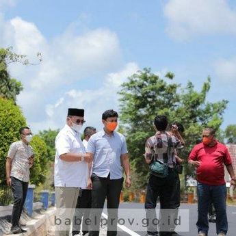 Gubernur Tinjau Jalan Provinsi di Beltim, Hingga Temukan Ruas Jalan Bergelombang 
