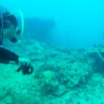Satu-satunya di Babel, Bangkai Kapal Yang Karam di Perairan Pongok Bakal Jadi Objek Wisata Selam