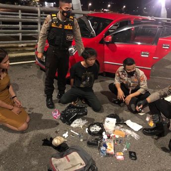 Patroli Malam, Direktorat Samapta Polda Babel Amankan Muda - Mudi Pesta Miras Dan Narkoba