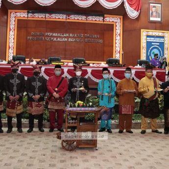 Paripurna HUT Provinsi Babel Ke 21, Ini Capaian Yang Disampaikan Gubernur