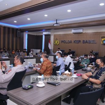 Antisipasi Lonjakan Kasus Covid-19 Jelang Nataru, Gubernur Babel Ikuti Rapat koordinasi Lintas Sektoral