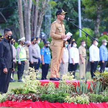 Jelang Nataru 2021, Pemkab Bangka Gelar Apel Pasukan Siaga Bencana