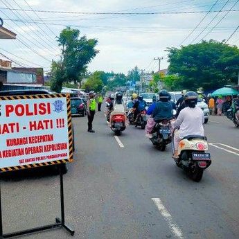 Polisi di Pangkalpinang Turun ke Jalan, Tekan Angka Kecelakaan, Ini yang Dilakukan Anggota Satlantas  