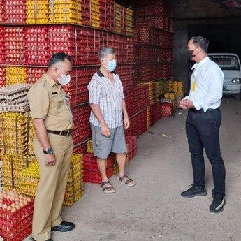Satgas Pangan Babel Sidak Harga Telur Ayam, Pedagang Sebut Bansos Jadi Penyebab Naiknya Harga